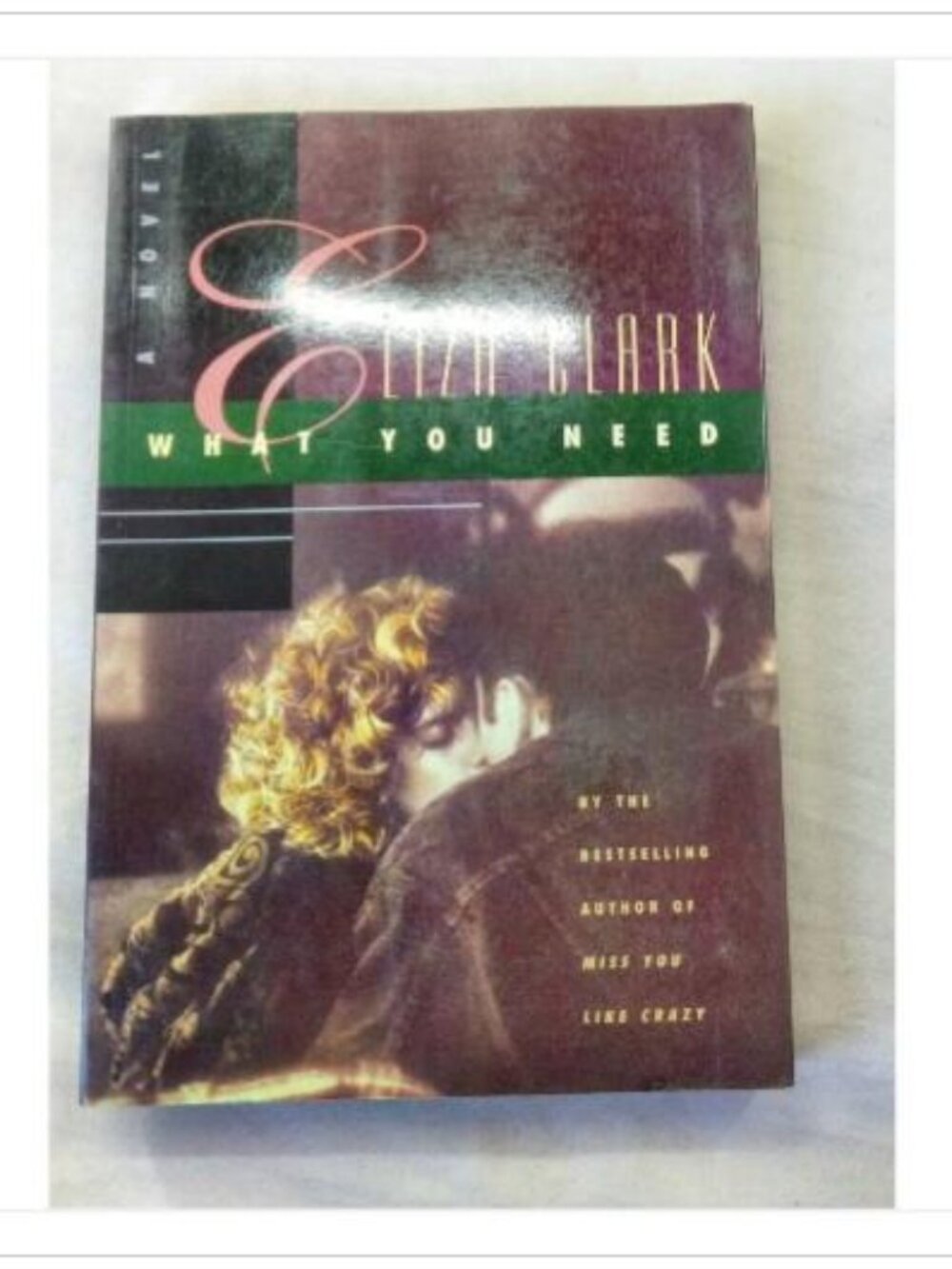 What You Need Eliza Clark 1994 First Edition Paperback Book Vintage Novel Read